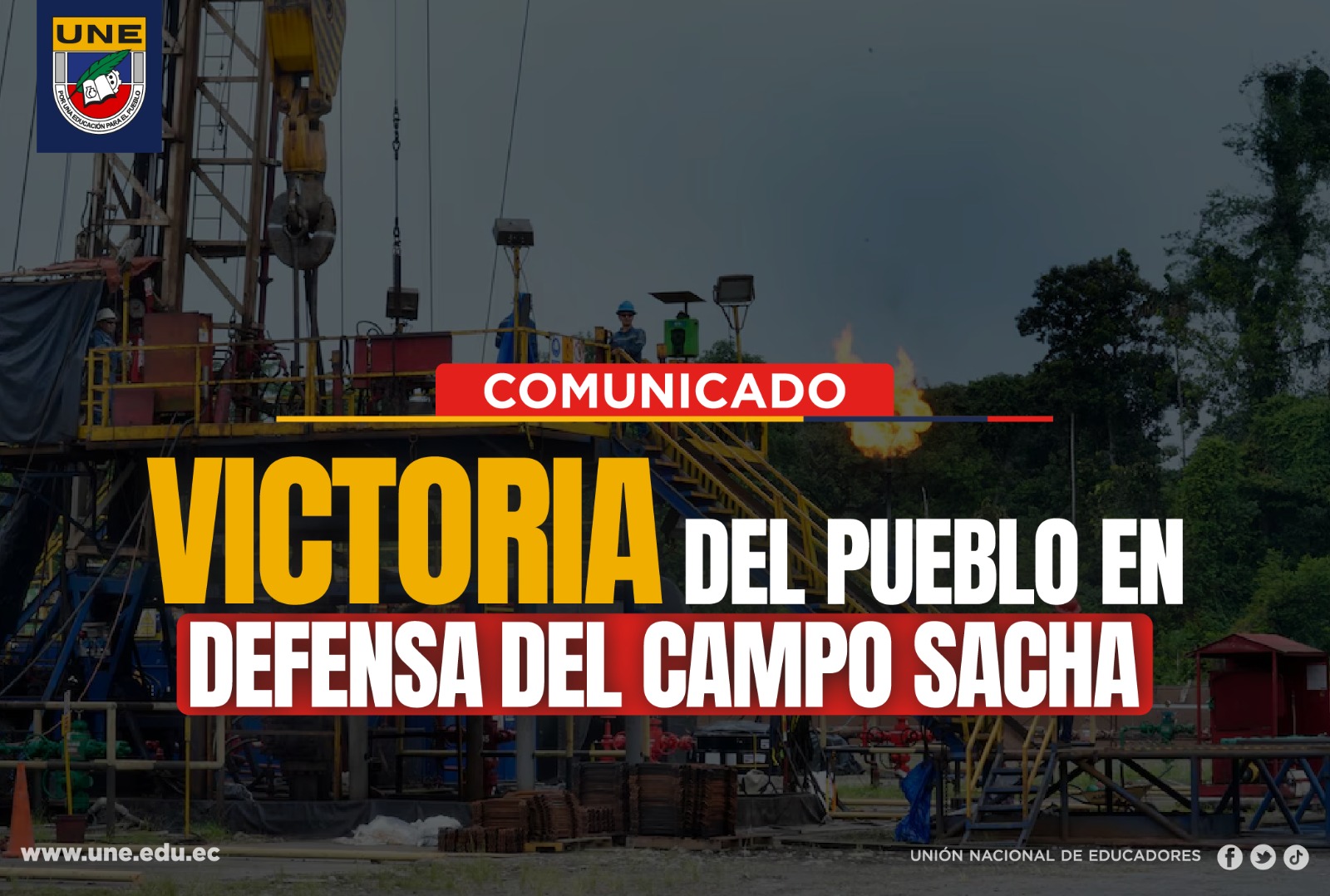 ¡Victoria del pueblo en defensa del Campo Sachal! - Unión Nacional de ...